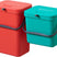 Homra Wall-Up inbouw prullenbak set - 8L + 12L - Groen & Rood
