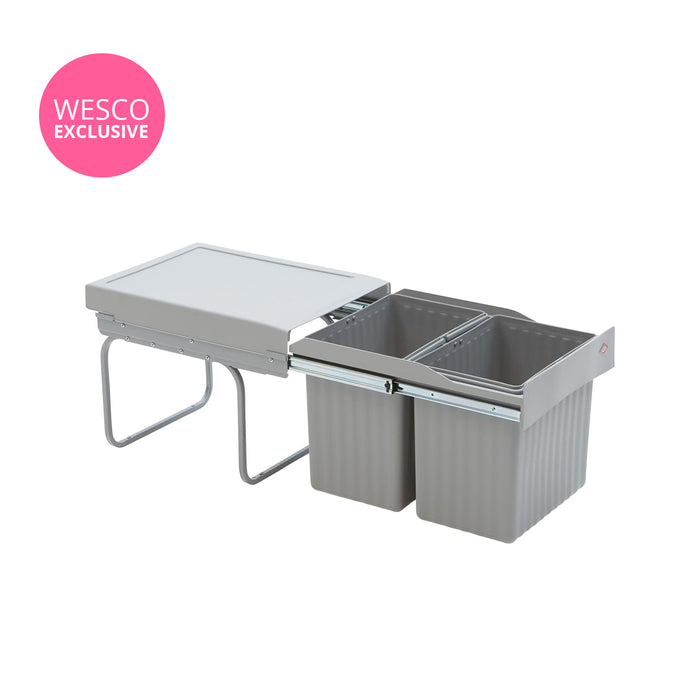 Wesco Inbouw Afvalbak 2 x 16 Liter