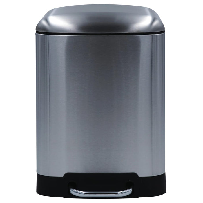 RIDDER Prullenbak Nala 6 L chroom