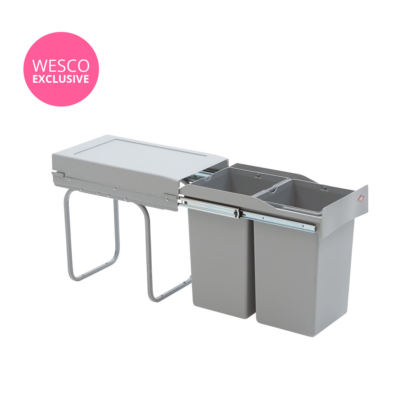 Wesco inbouw afvalbak 2 x 14 liter