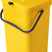 Homra Wall-Up inbouw prullenbak - 12L - Geel