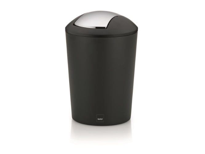 Marta Afvalemmer Swing - 5 liter - Zwart - Kela