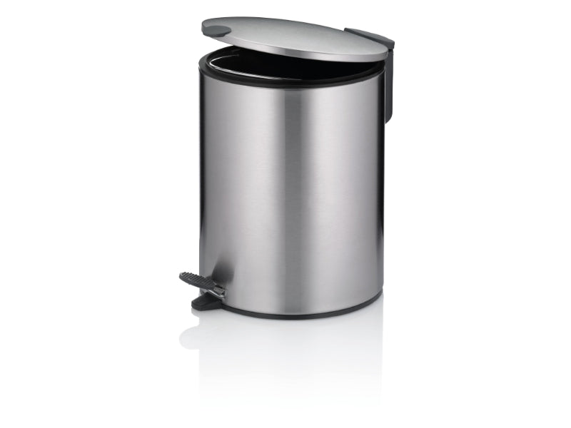 Kela Pedaal Afvalemmer, 5 L, Zilver - Kela | Mats