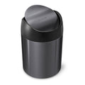 Simplehuman - Mini Can Afvalemmer, 1.5 L, Zwart - Simplehuman