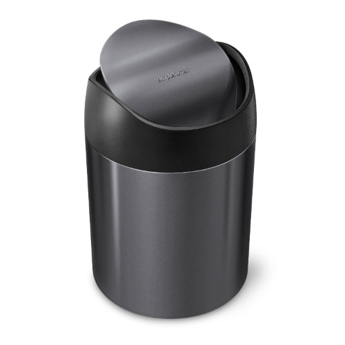 Simplehuman - Mini Can Afvalemmer, 1.5 L, Zwart - Simplehuman