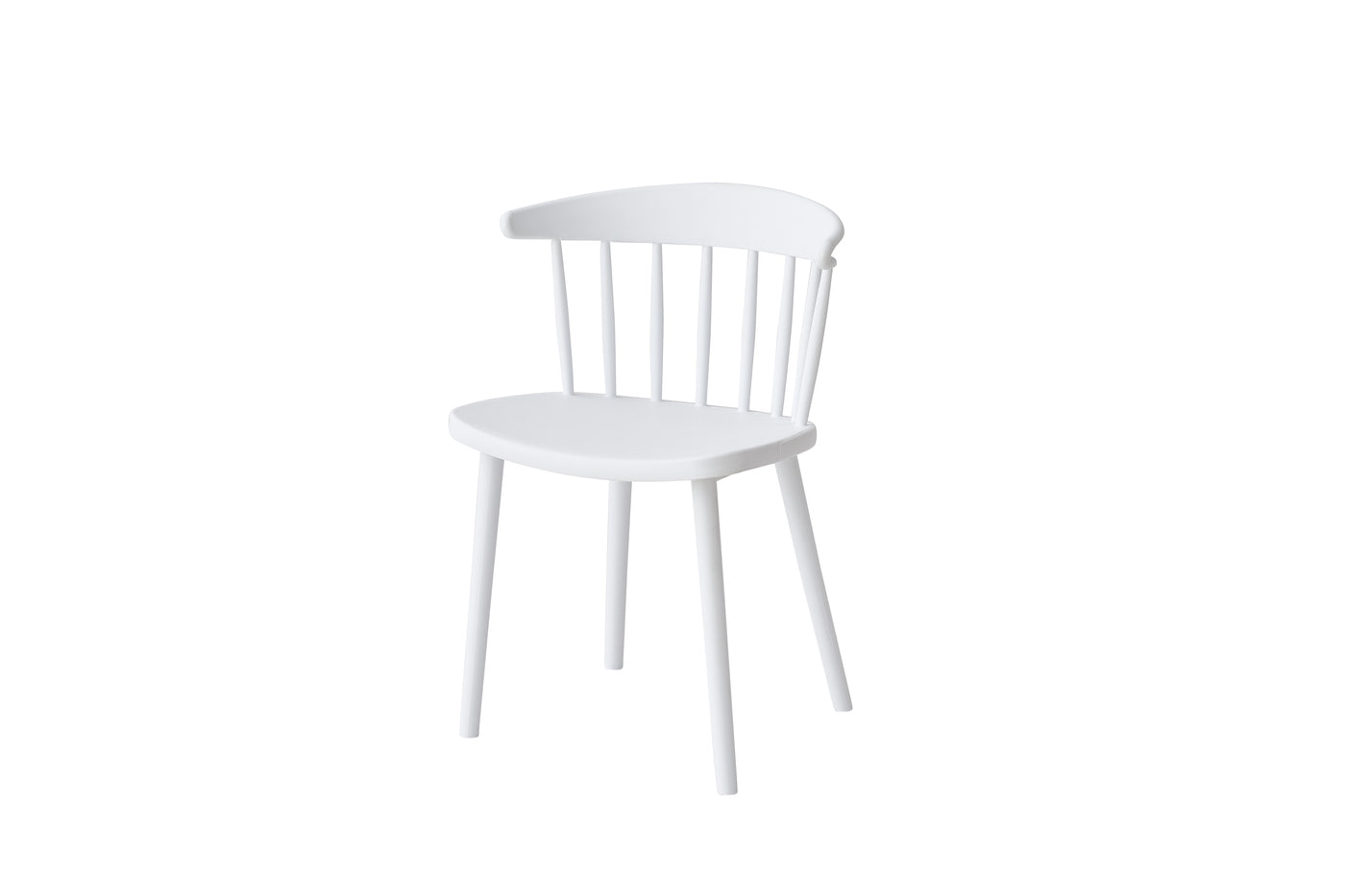 Giga Meubel - Tuinstoelen Stapelbaar - Wit - Kunststof - Set van 2