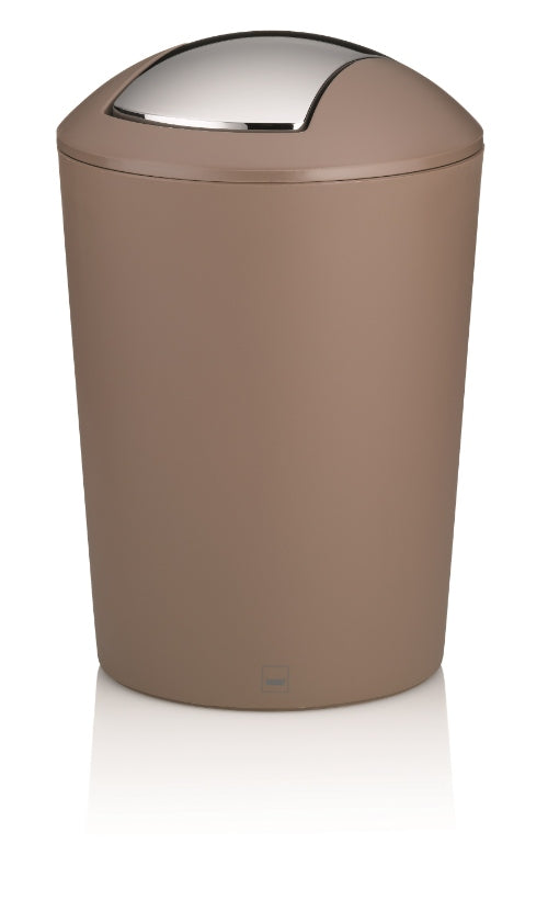 Kela - Marta Afvalemmer Swing - 5 liter - Taupe - Kela