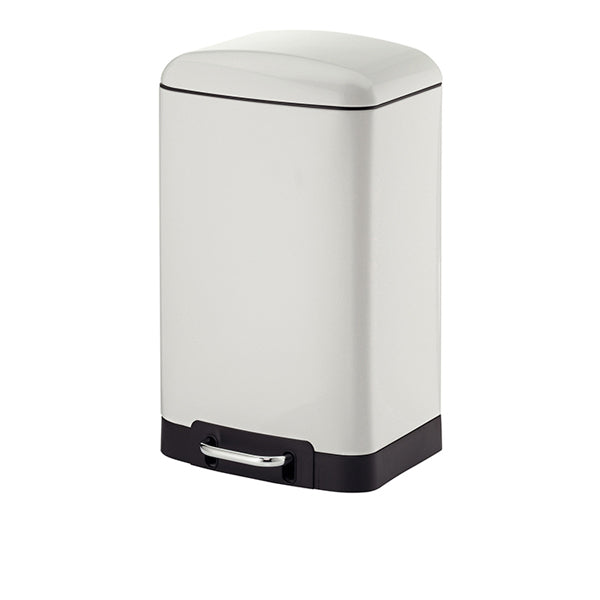 Kela - Afvalemmer RVS Wit, 12 L - Kela | Davino