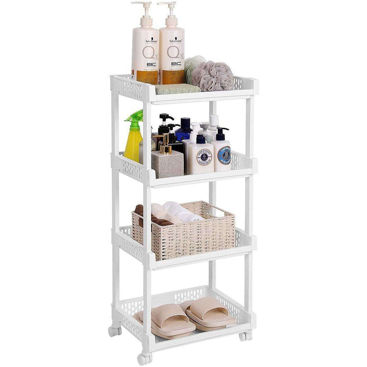 Nancy's Keukentrolley - industrieel - Wit