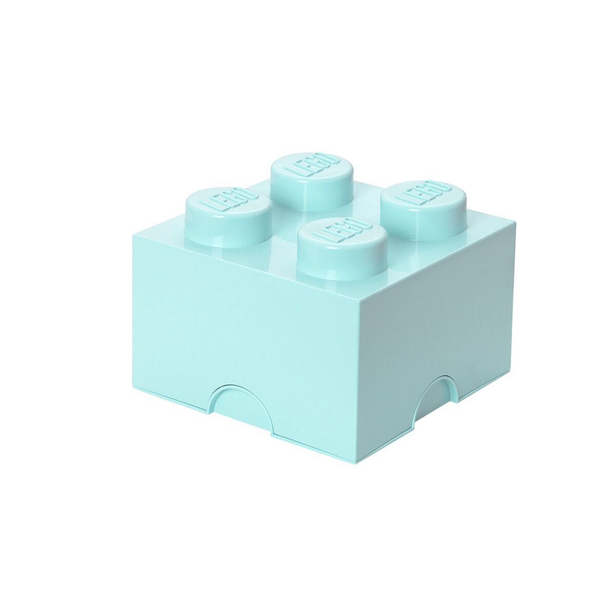 LEGO - Opbergbox Brick 4, Aquablauw - LEGO