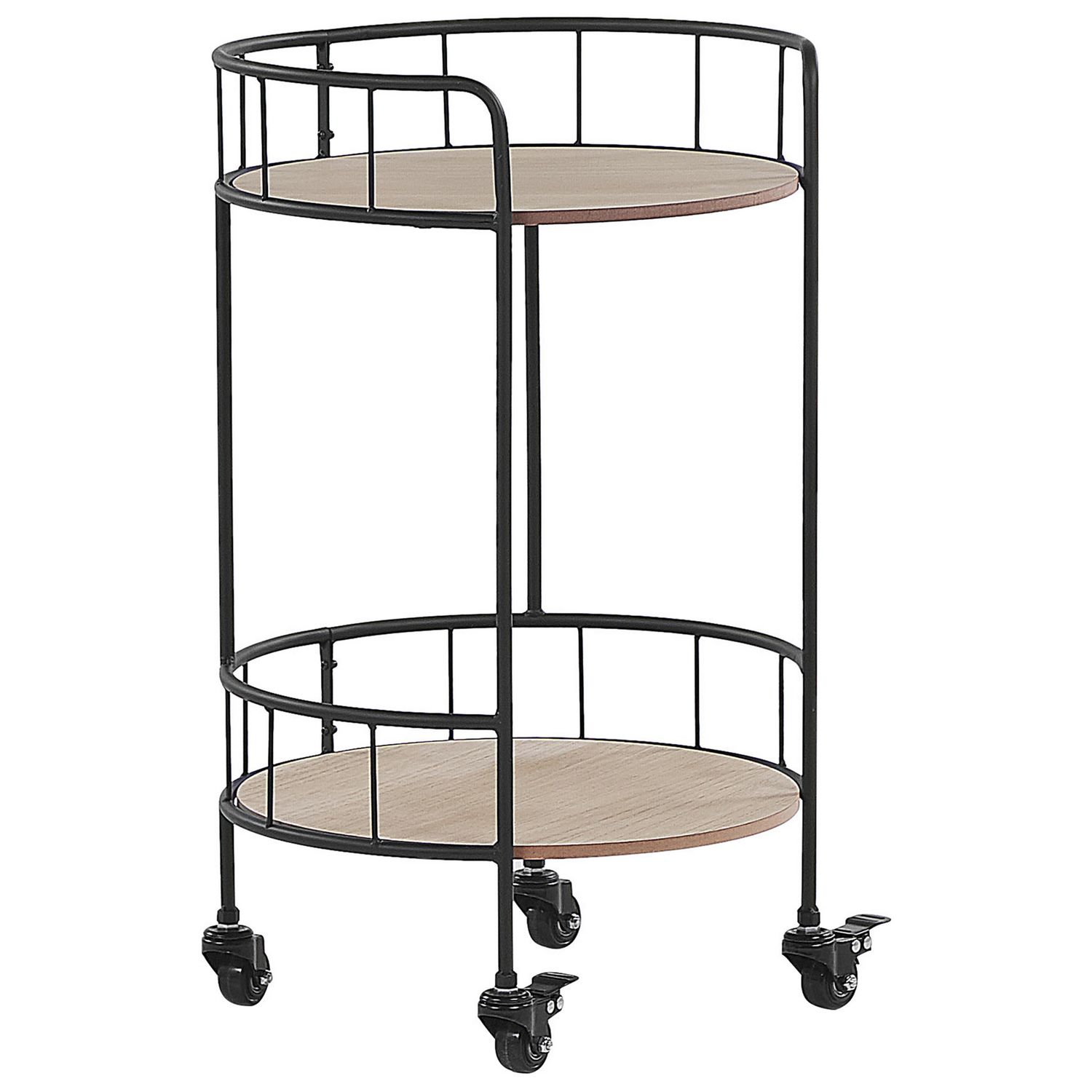 Beliani - HIKO - Keukentrolley - Zwart - Metaal