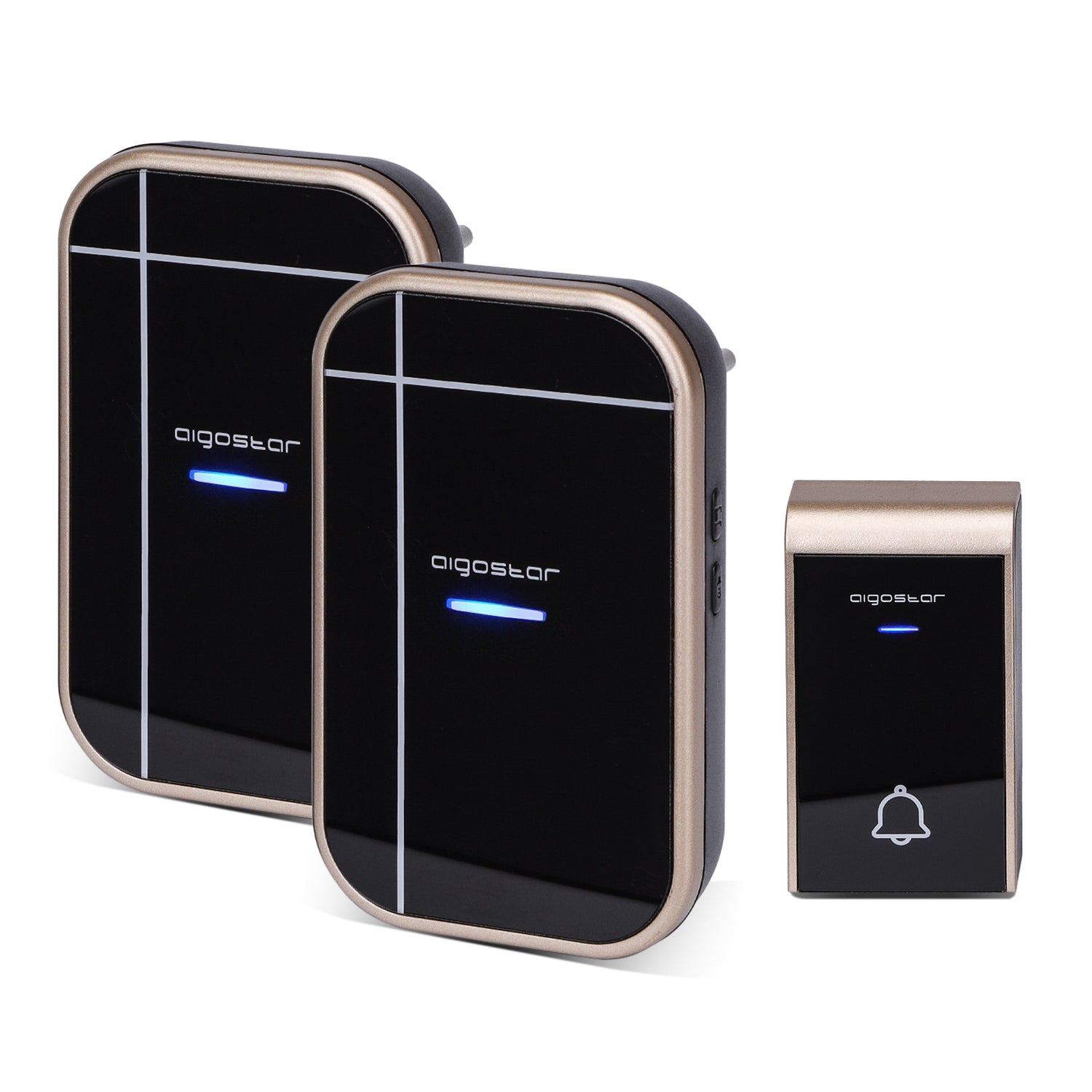 Aigostar Draadloze Deurbel - Met 2 ontvangers - 36 Melodieën