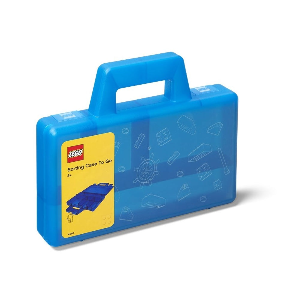 LEGO - Set van 2 - Sorteerkoffer To Go, Blauw - LEGO