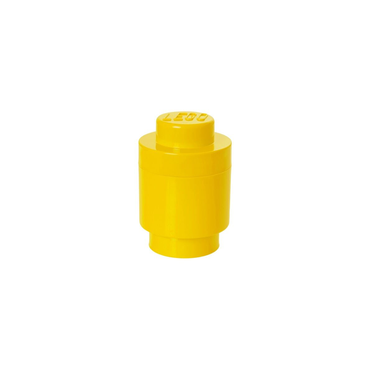 LEGO - Opbergbox Brick 1 Rond, Geel - LEGO