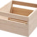 iDesign - Opbergbox met Handvat, 25.4 x 25.4 x 15.5 cm, Paulownia Hout