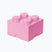LEGO - Opbergbox Brick 4, Lichtroze - LEGO