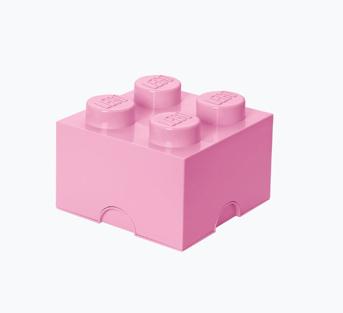 LEGO - Opbergbox Brick 4, Lichtroze - LEGO