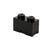 LEGO - Opbergbox Brick 2, Zwart - LEGO