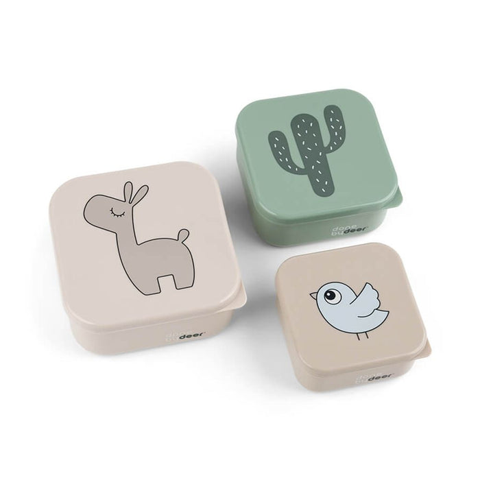 Done by Deer Snack box lalee set van 3 - sand -