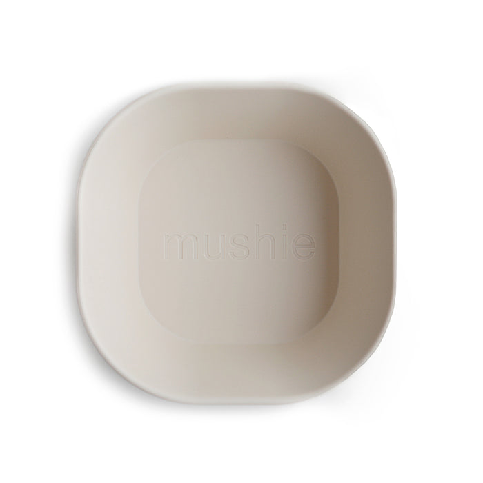 Mushie schaaltjes ivory set van 2 (13 centimeter x 13 centimeter x 5