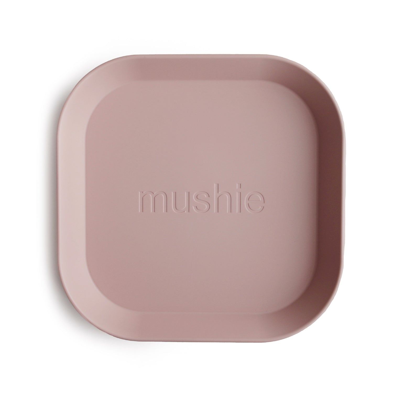 Mushie bordje blush set van 2 (19 centimeter x 19 centimeter x 2,5