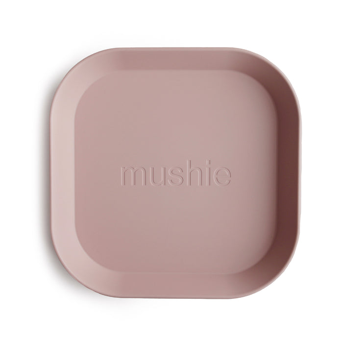 Mushie bordje blush set van 2 (19 centimeter x 19 centimeter x 2,5