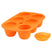 Babyvoedsel bewaarbakjes 6x, 60ml, oranje - Mastrad Baby