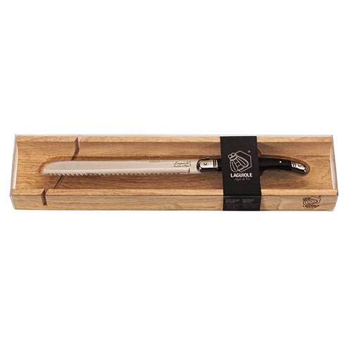 Laguiole Style de Vie Stokbroodplank met Broodmes Zwart