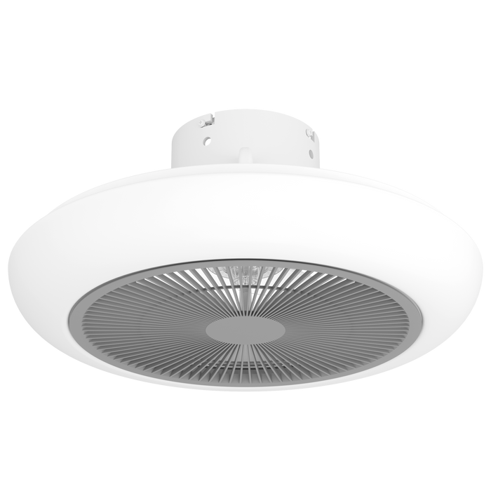 EGLO Sayulita Plafondlamp met ventilator - 45,5cm - Wit|Grijs