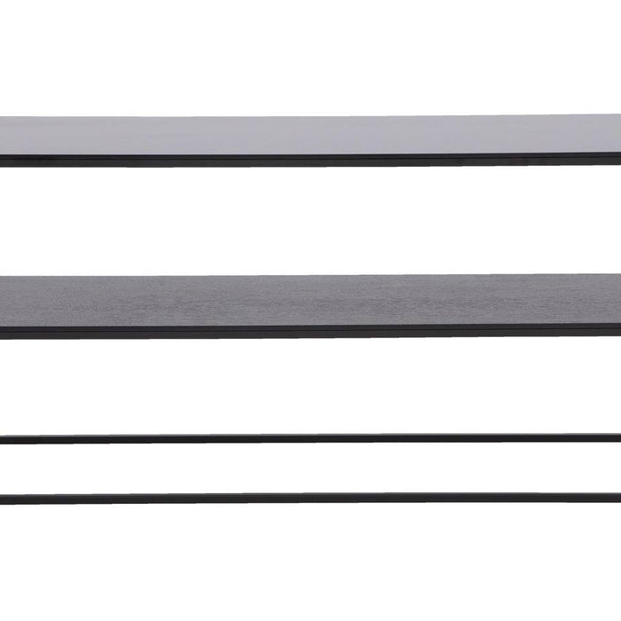 Goossens Sidetable Arvid in Glas zwart