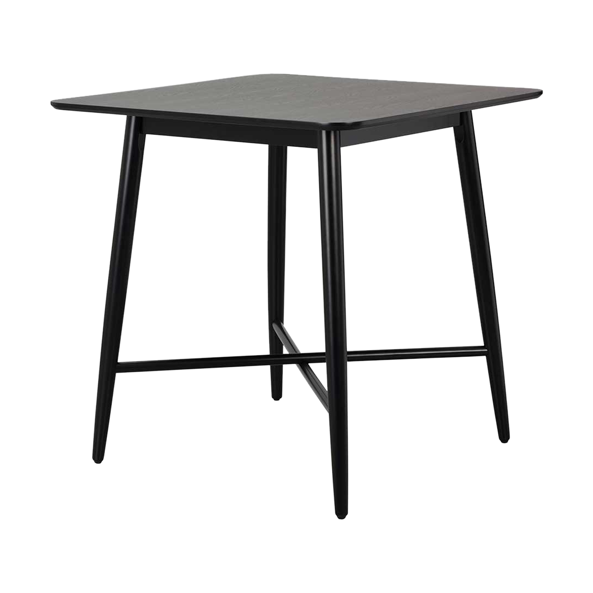 Rowico Home Lotta houten bartafel zwart - 90 x 91 cm