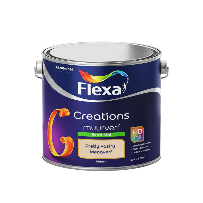 Flexa Creations - Muurverf Extra Mat - Pretty Pastry - 2,5 liter