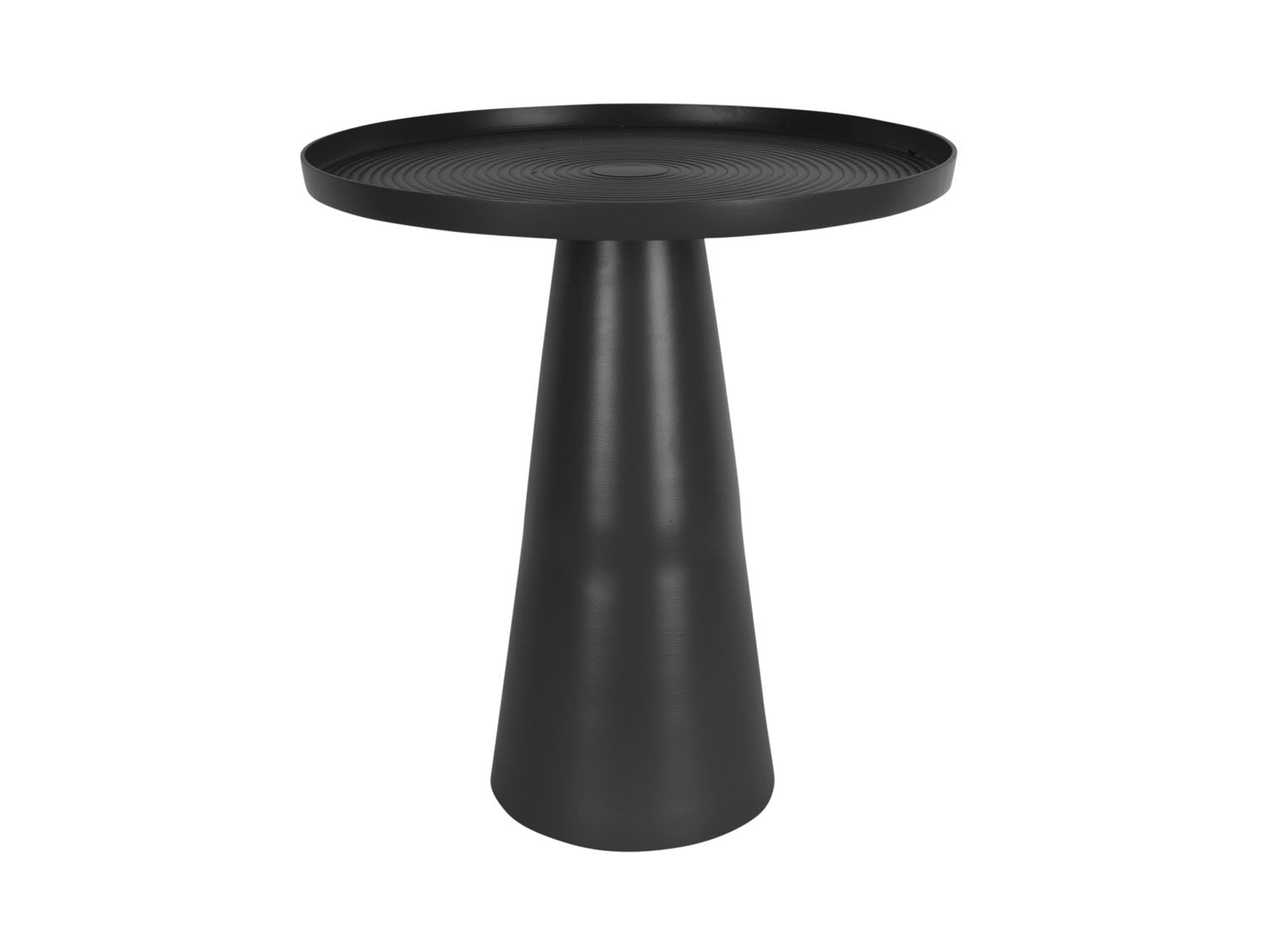 Leitmotiv - Bijzettafel Force - Zwart - Ø40cm