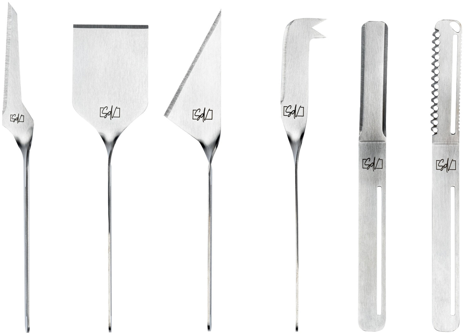 Style de Vie kaasmessenset 6-delig, rvs