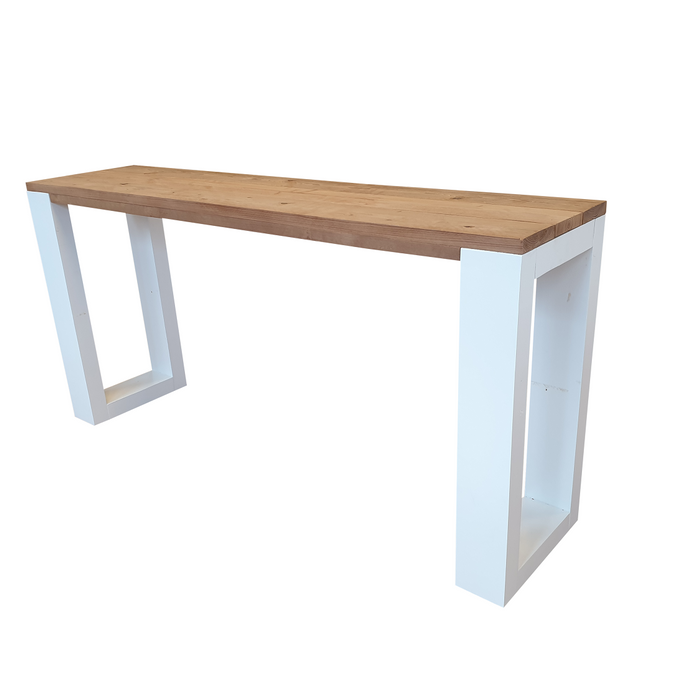 Wood4you - Sidetable enkel Roastedwood 120cm -