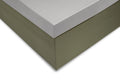 Zo home Satinado Topper Hoeslaken Katoen Satijn - ash grey