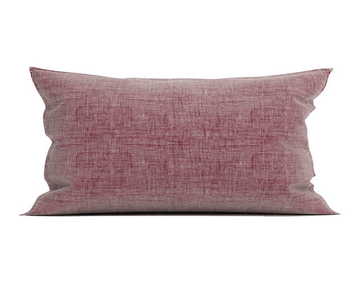 Zo Home Lino Kussensloop Linnen Look wine red