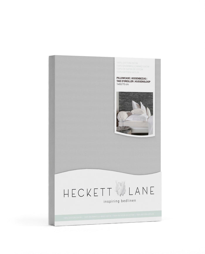 Heckett & Lane Elementi Kussensloop Katoen Satijn - glacier 60x70cm