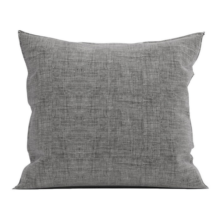 Zo Home Lino Kussensloop Linnen Look - dark grey 80x80cm