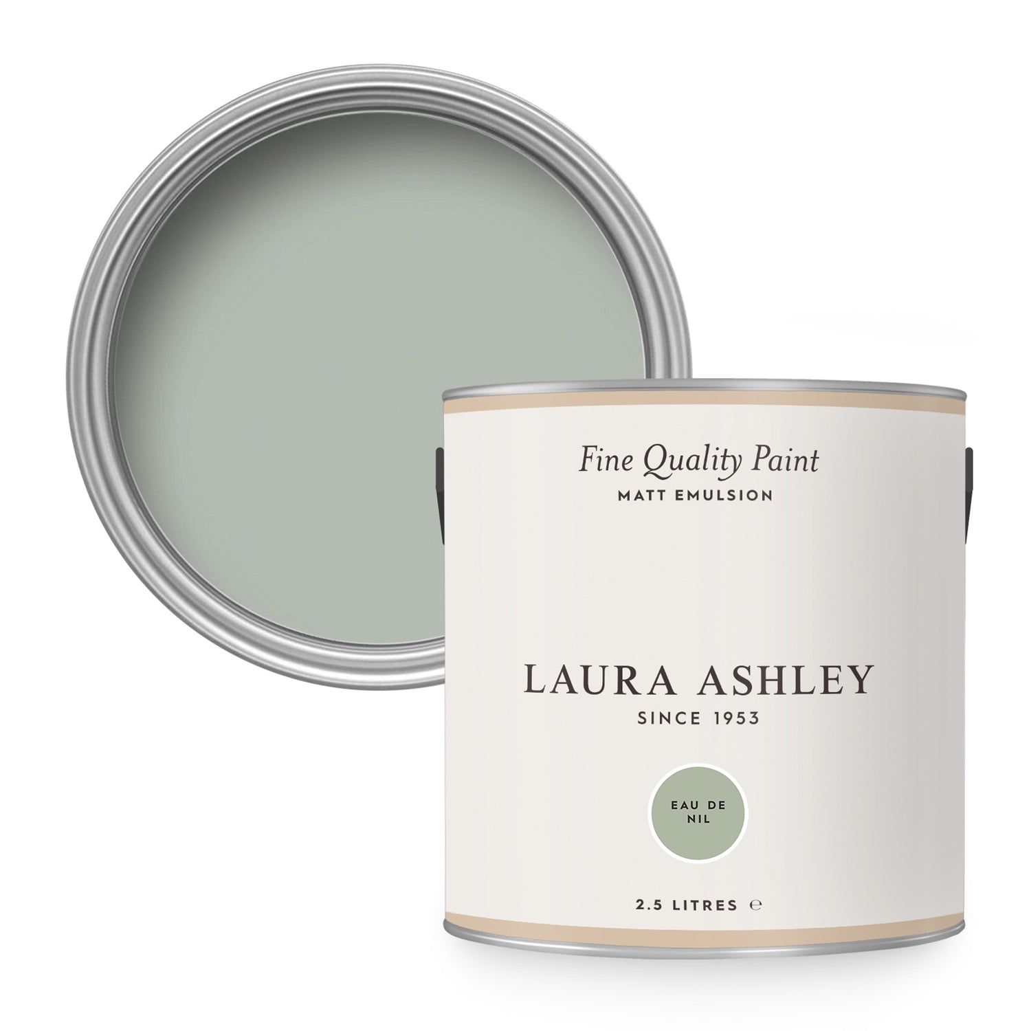 Laura Ashley Eau de Nil Muurverf - 2,5 Liter - Groen - Mat