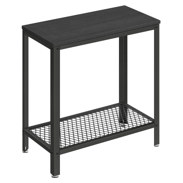 O'DADDY® Wandtafel - Sidetable Industrieel - 60x30x60cm - donkergrijs