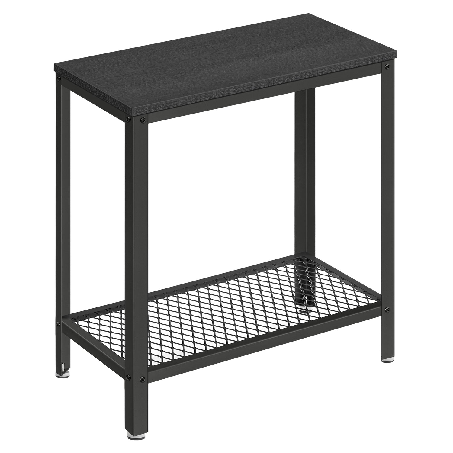 O'DADDY® Wandtafel - Sidetable Industrieel - 60x30x60cm - donkergrijs