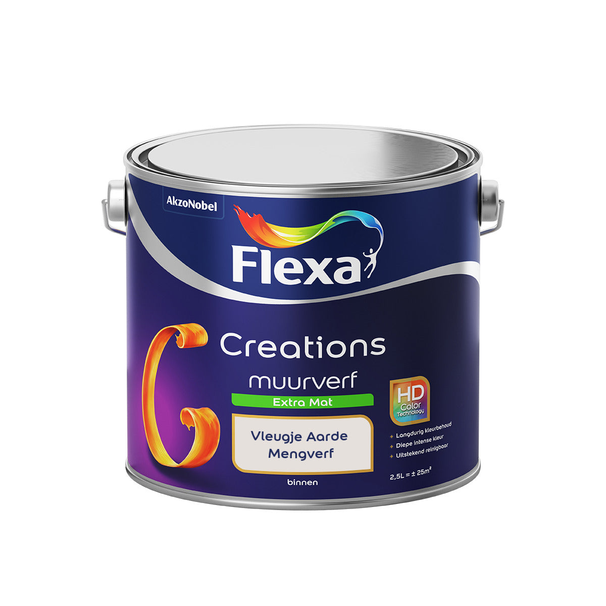 Flexa Creations - Muurverf Extra Mat - Vleugje Aarde - 2,5 liter