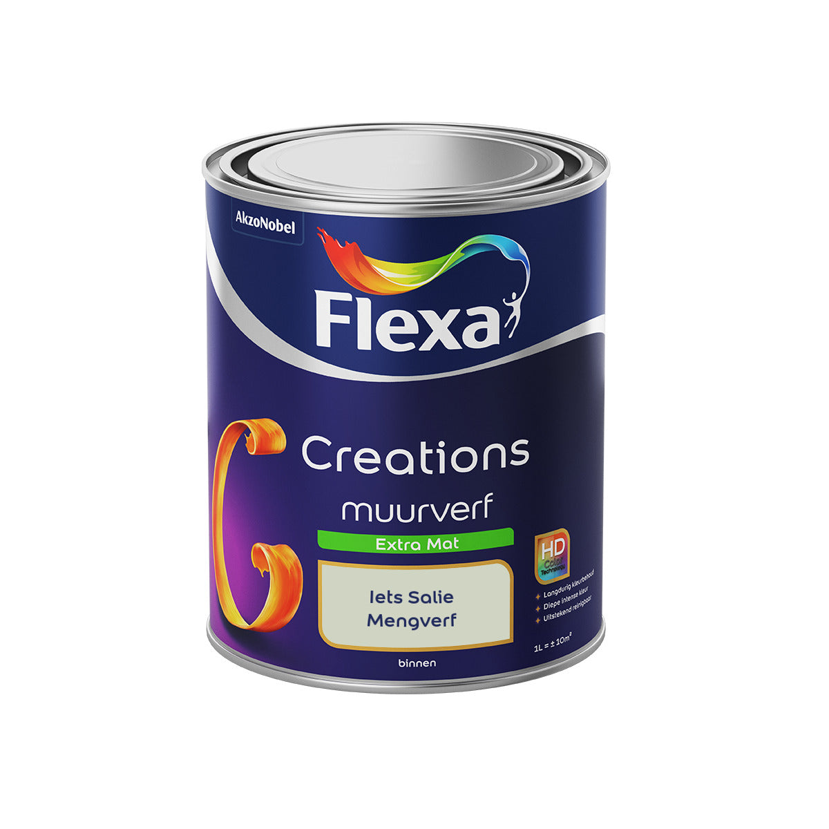 Flexa Creations - Muurverf Extra Mat - Iets Salie - 1 liter