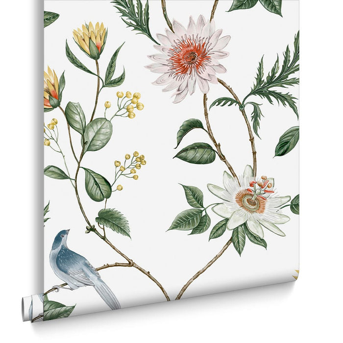 Graham & Brown vliesbehang Nuit Lush wit