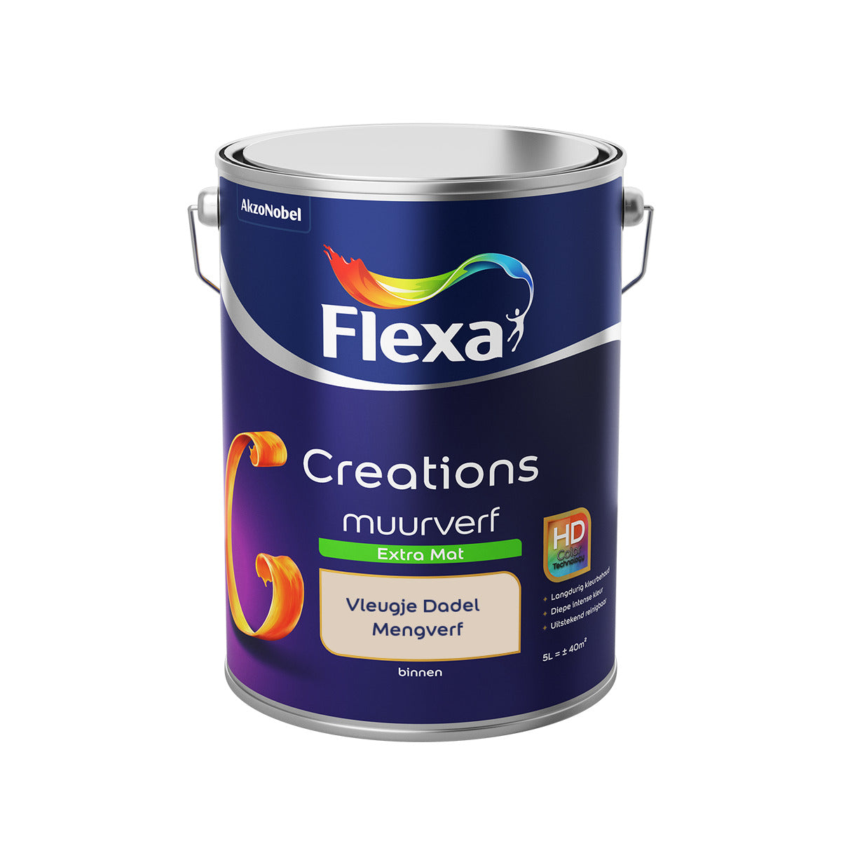 Flexa Creations - Muurverf Extra Mat - Vleugje Dadel  - 5 liter