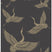 Origin Wallcoverings behang kraanvogels zwart en beige - 50 x 900 cm -