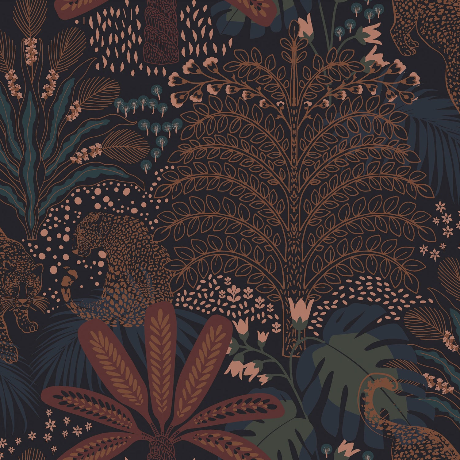 Envy - Vliesbehang - Savannah Terra - Bruin|Blauw - 10mx52cm