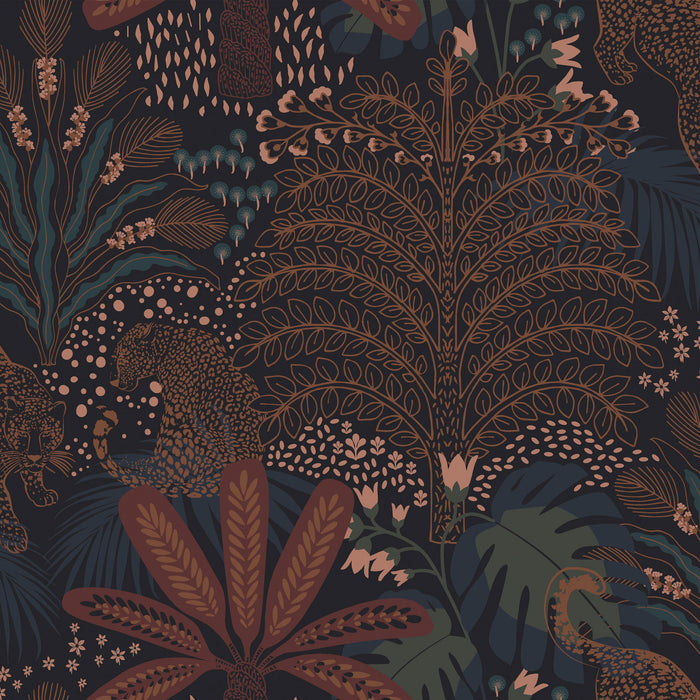 Envy - Vliesbehang - Savannah Terra - Bruin|Blauw - 10mx52cm