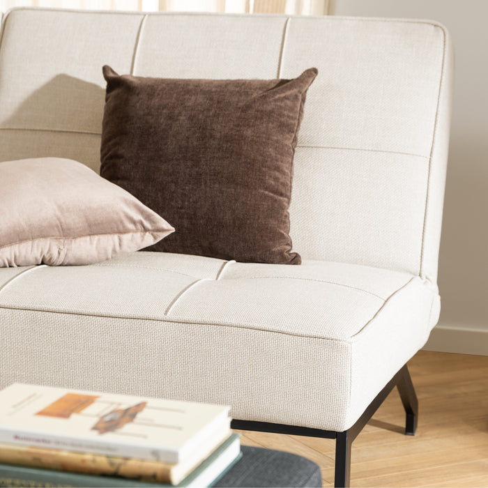 by fonQ basic Sabine Slaapbank - Geweven - Beige